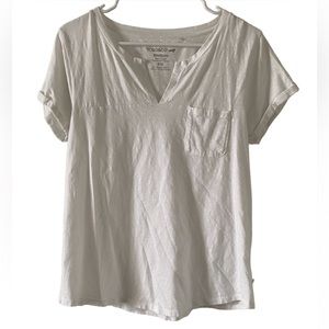 Toad&CO Casual White Shirt Size Medium